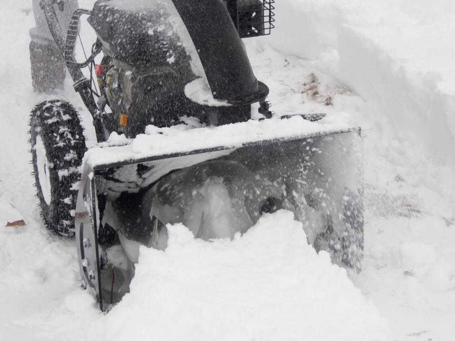 /Sfondo pulizia neve da marciapiedi